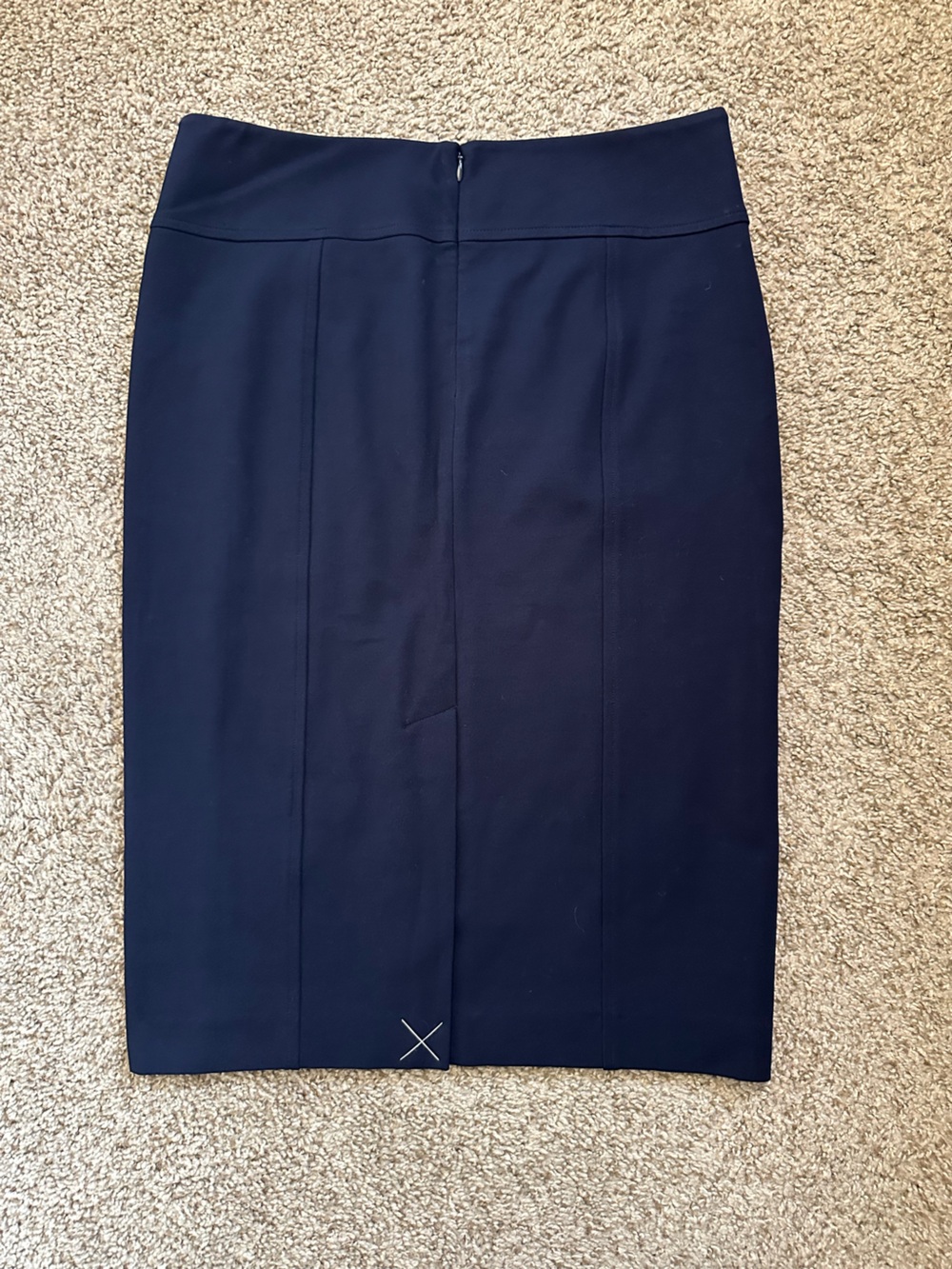 NWT Talbots Navy Pencil Skirt Ponte Stretch - Picture 5 of 5